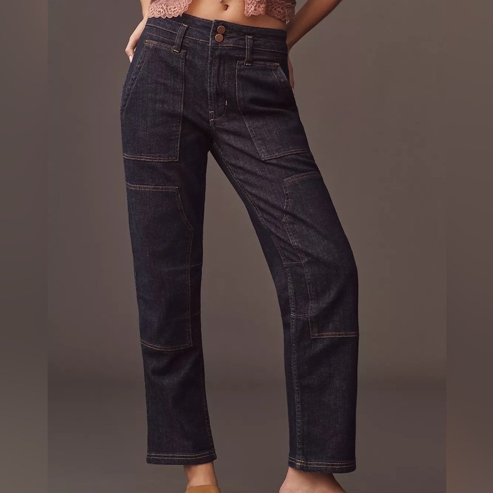 Anthropologie Pilcro The Wanderer Mid-Rise Relaxed Jeans Size 25
